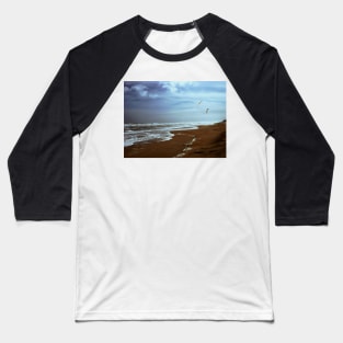 An Angry Sea - Outer Banks Baseball T-Shirt